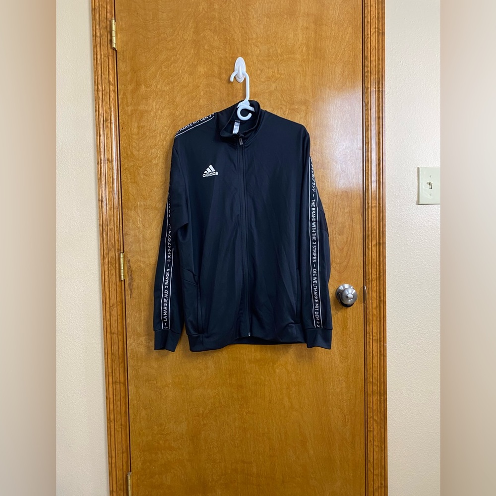 Adidas Men’s Black Climalite Track Jacket Size Large